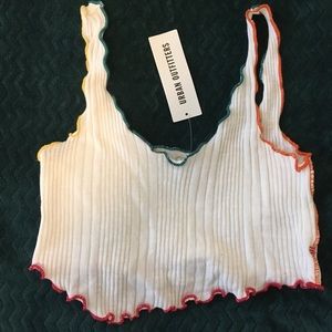 Urban outfitters BDG white crop tank top